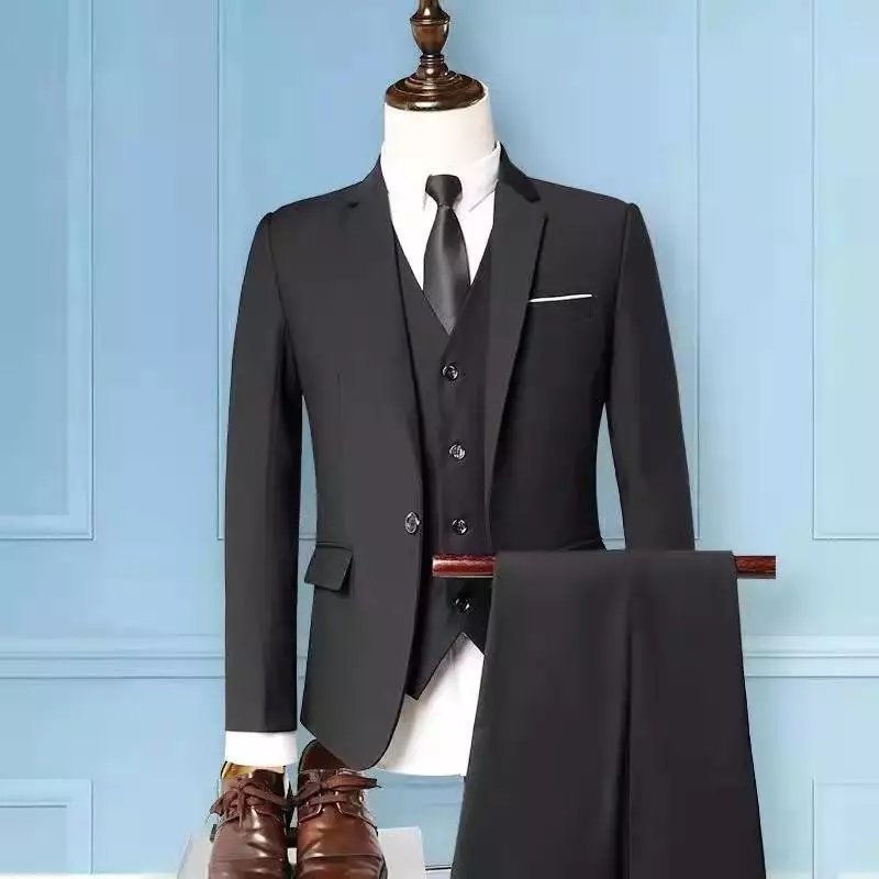 Style Herrenanzug – Slim Fit Business 3-teiliges Set